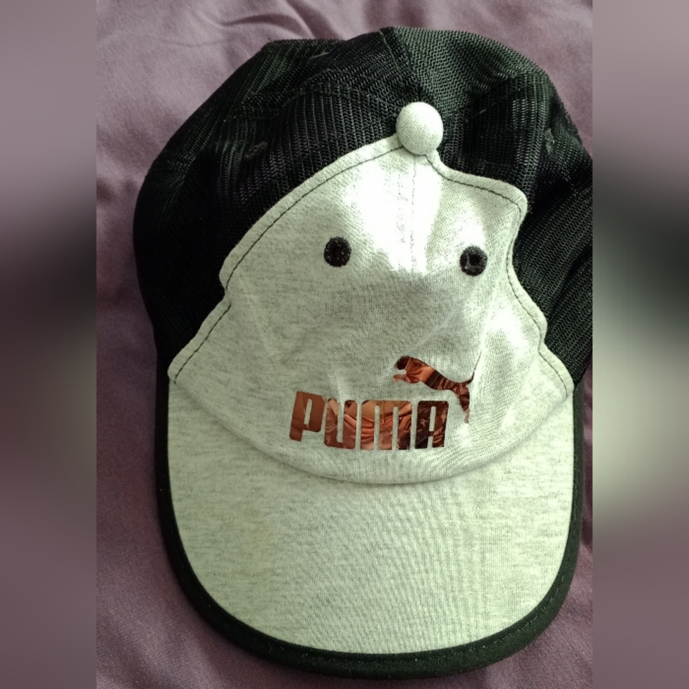 Puma Black and Gray Cap
